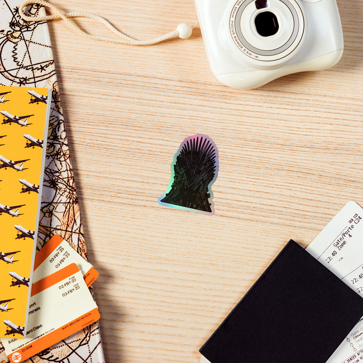 The Iron Throne Holographic Stickers - Fandom-Made