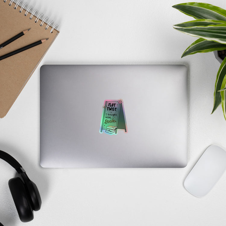 Plot Twist Holographic Stickers - Fandom-Made