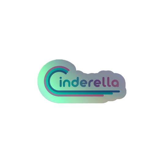 Cinderella Holographic Sticker - Fandom-Made