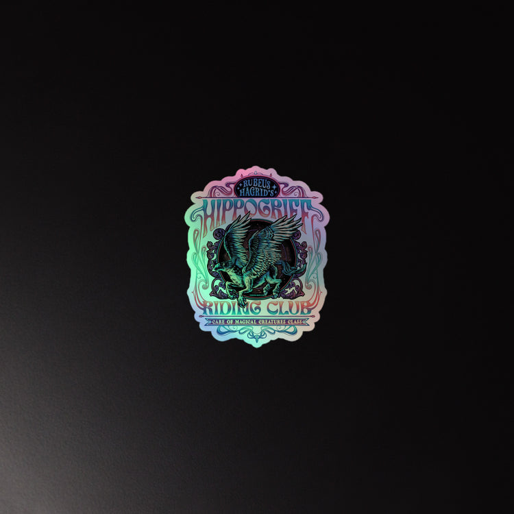Hippogriff Riding Club Holographic Sticker - Fandom-Made