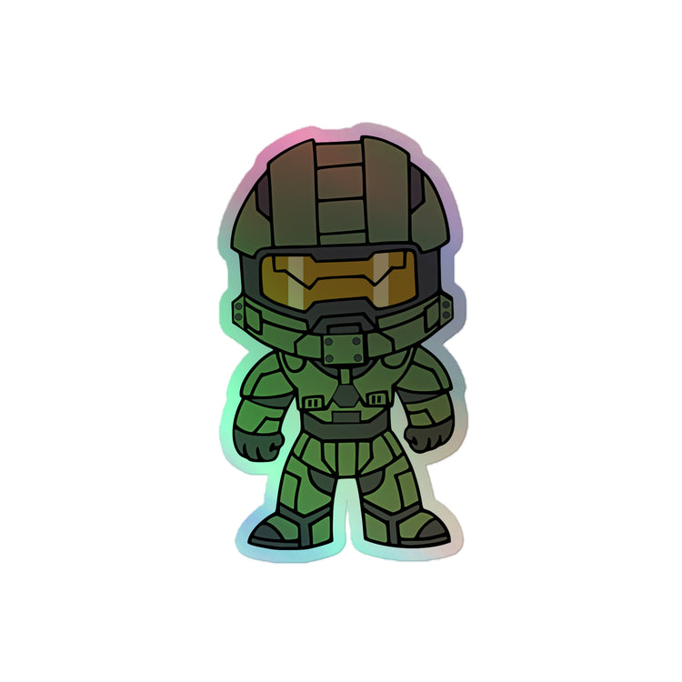 Master Chief Holographic Stickers - Fandom-Made