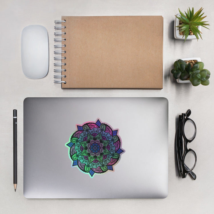 Profanities Mandala Holographic Stickers - Fandom-Made