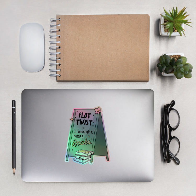 Plot Twist Holographic Stickers - Fandom-Made