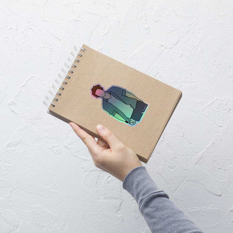 Edward Cullen Walking Holographic Stickers - Fandom-Made