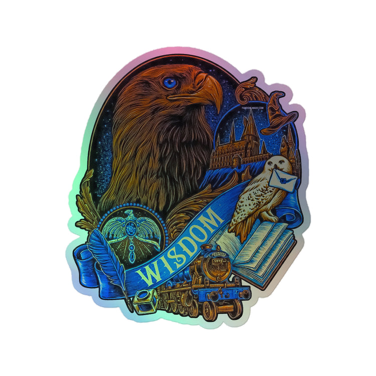 Ravenclaw Wisdom Holographic Stickers - Fandom-Made