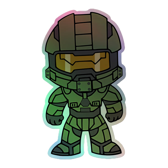 Master Chief Holographic Stickers - Fandom-Made