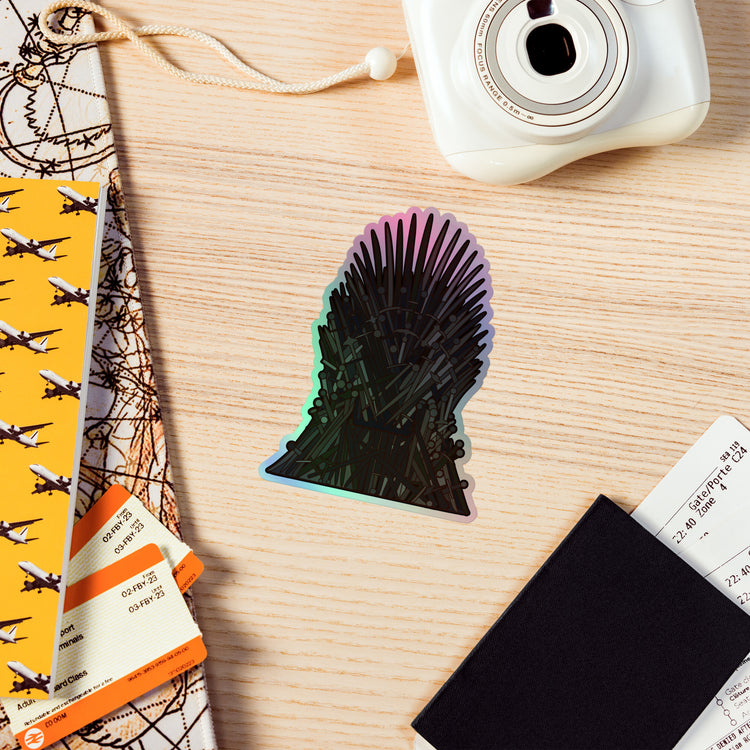 The Iron Throne Holographic Stickers - Fandom-Made