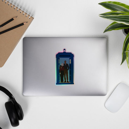 The Fifteenth Doctor and Ruby Holographic Stickers - Fandom-Made