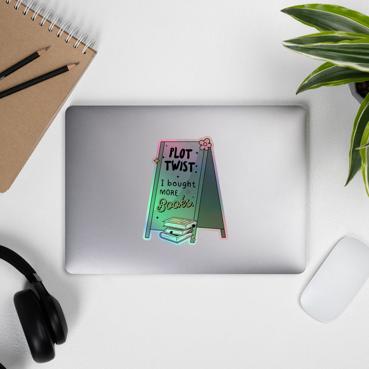 Plot Twist Holographic Stickers - Fandom-Made