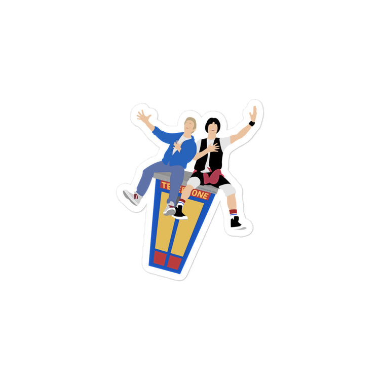 Bill & Ted's Sticker - Fandom-Made