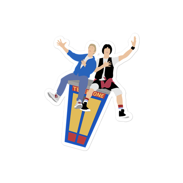 Bill & Ted's Sticker - Fandom-Made