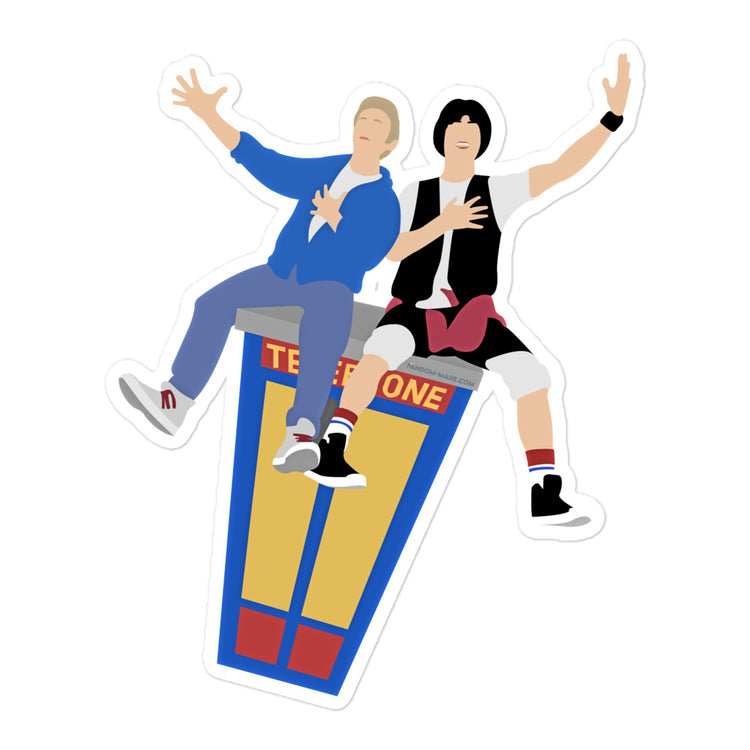 Bill & Ted's Sticker - Fandom-Made