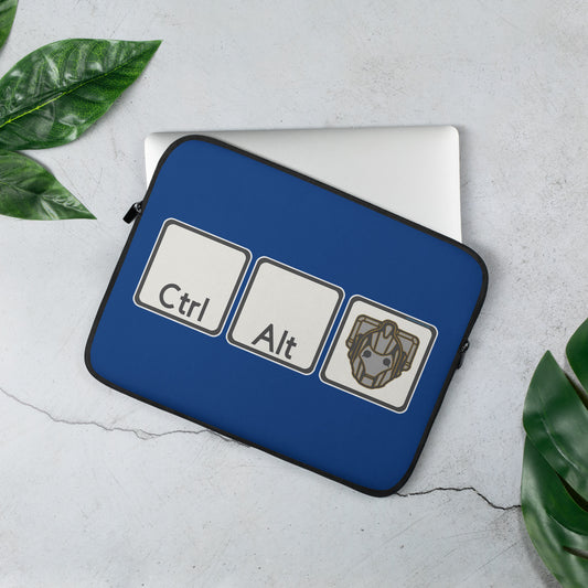 Ctrl Alt Cybermen Laptop Sleeve - Fandom-Made