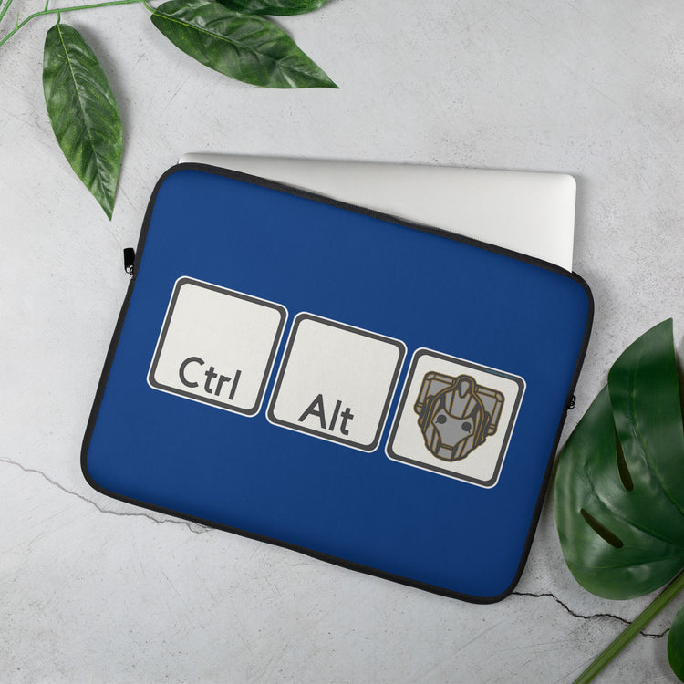 Ctrl Alt Cybermen Laptop Sleeve - Fandom-Made
