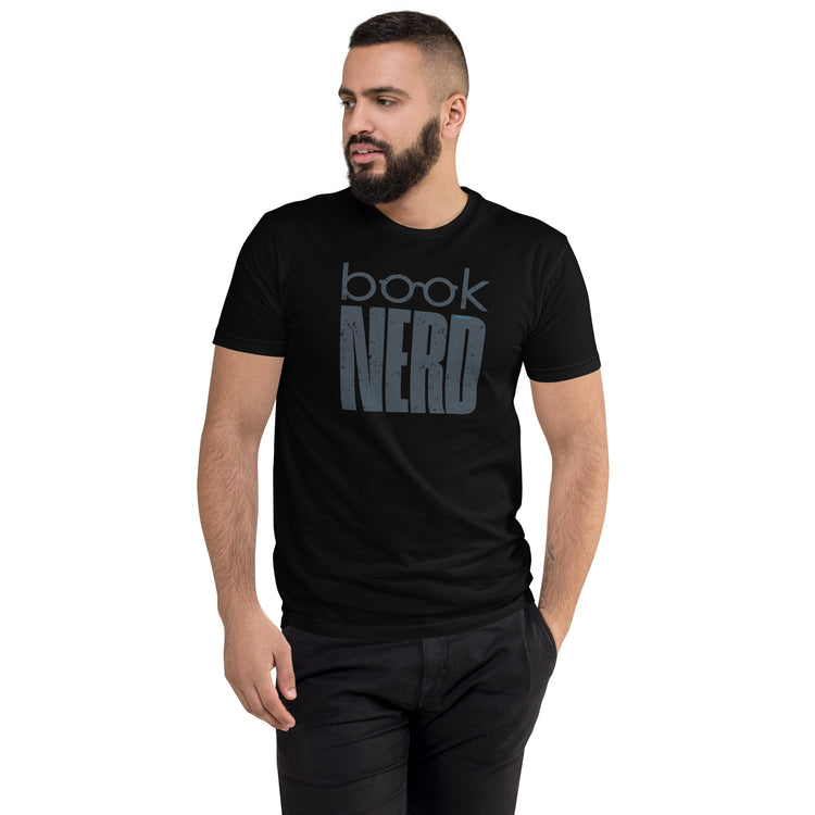 Book Nerd Men's Fitted T-Shirt - Fandom-Made