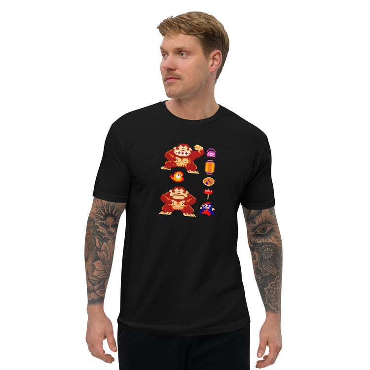 Donkey K Men's Fitted T-Shirt - Fandom-Made
