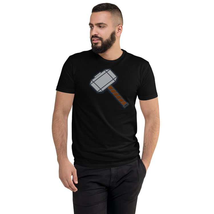 Thor's Hammer Men's Fitted T-Shirt - Fandom-Made