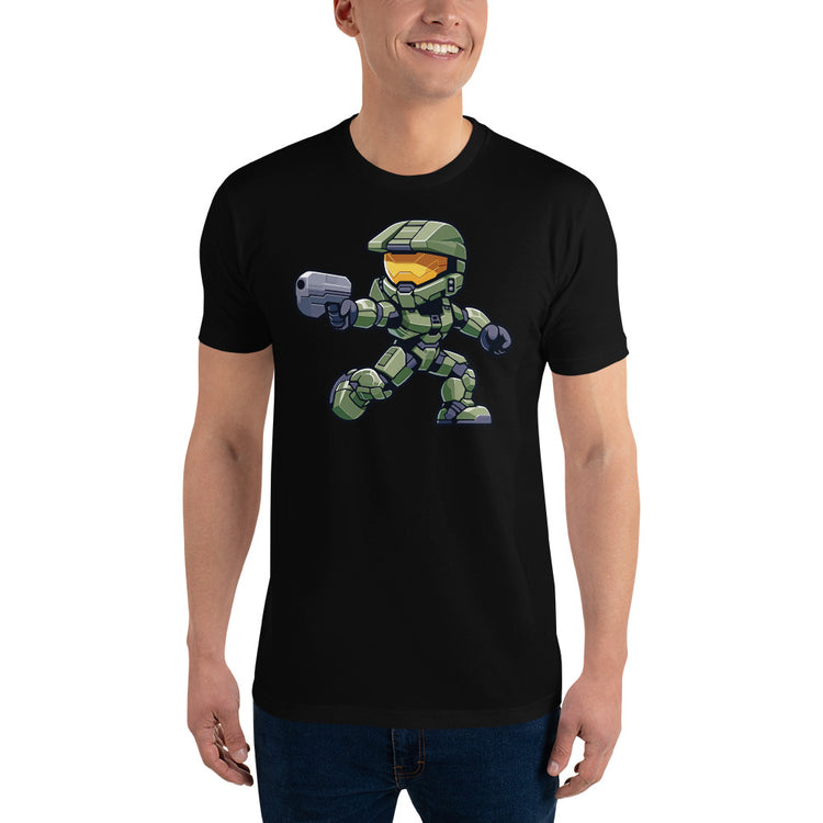 Halo's Master Chief Men's Fitted T-Shirt - Fandom-Made