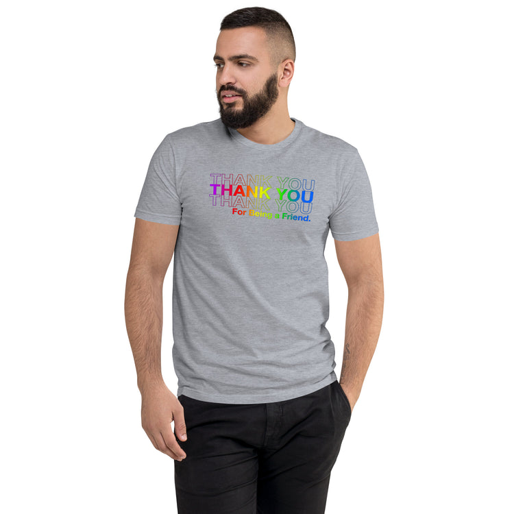 Thank You, Friend Men's Fitted T-Shirt - Fandom-Made