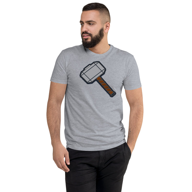 Thor's Hammer Men's Fitted T-Shirt - Fandom-Made