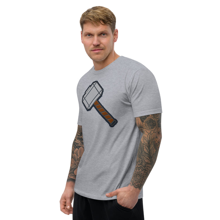 Thor's Hammer Men's Fitted T-Shirt - Fandom-Made