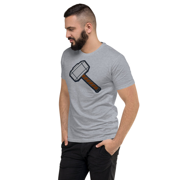 Thor's Hammer Men's Fitted T-Shirt - Fandom-Made