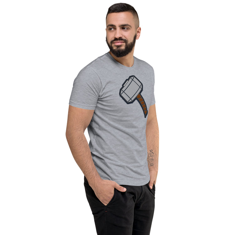 Thor's Hammer Men's Fitted T-Shirt - Fandom-Made