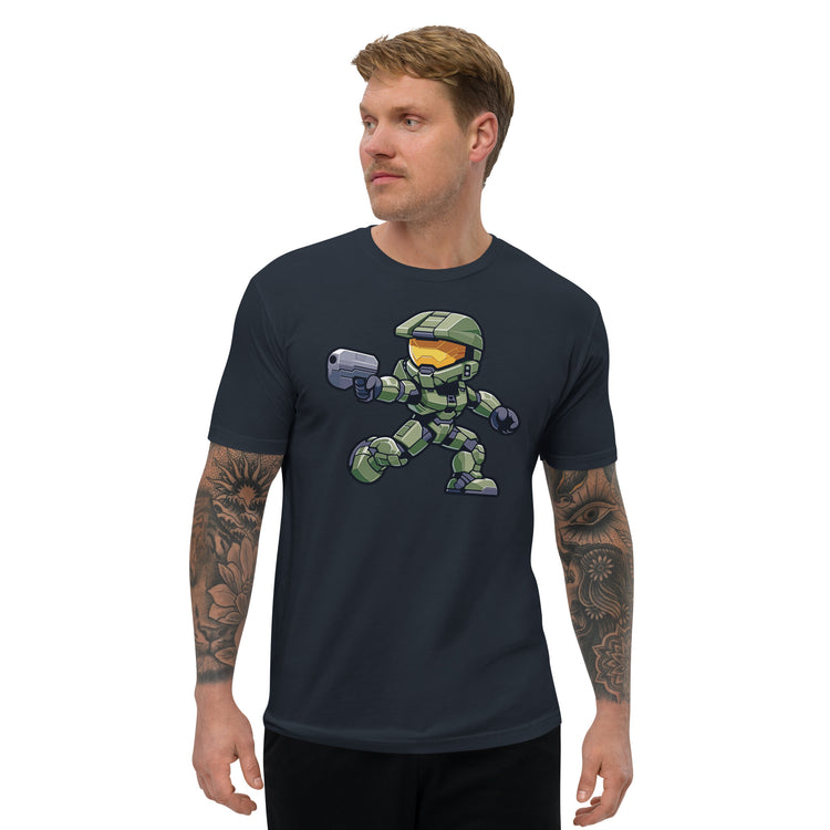 Halo's Master Chief Men's Fitted T-Shirt - Fandom-Made
