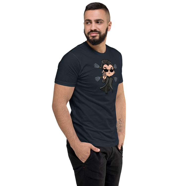Neo Men's Fitted T-Shirt - Fandom-Made