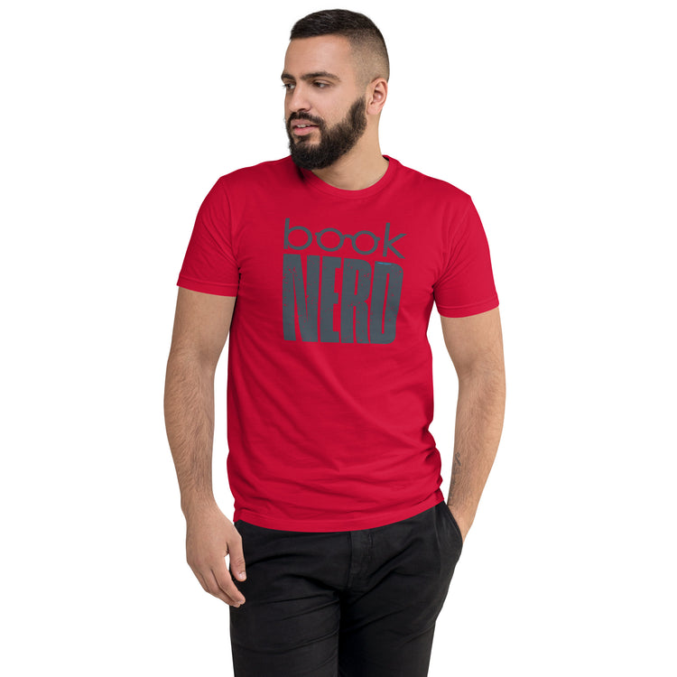 Book Nerd Men's Fitted T-Shirt - Fandom-Made