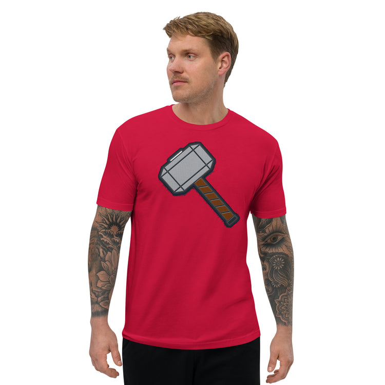 Thor's Hammer Men's Fitted T-Shirt - Fandom-Made