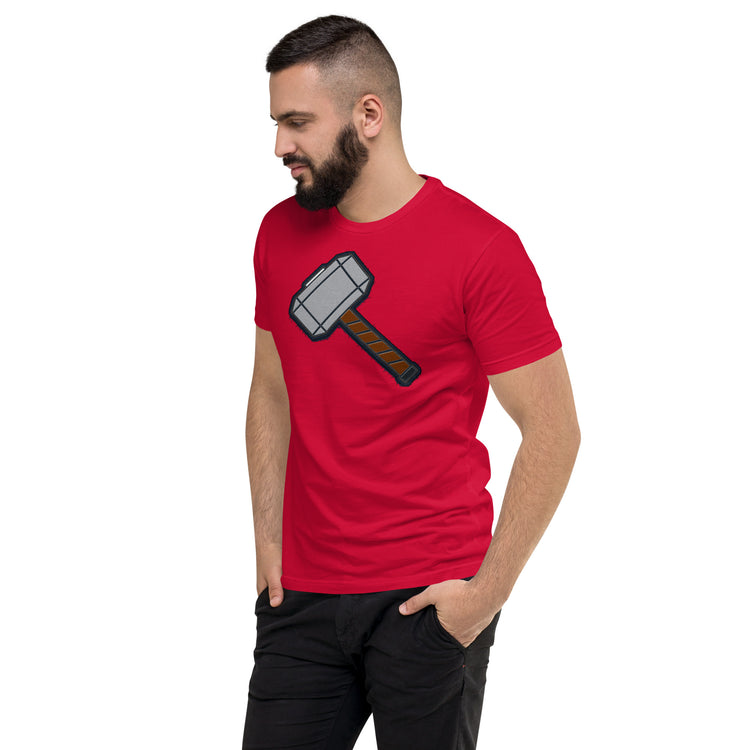 Thor's Hammer Men's Fitted T-Shirt - Fandom-Made