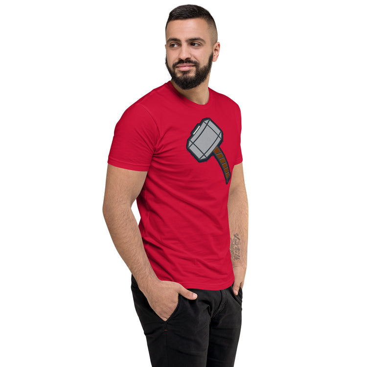 Thor's Hammer Men's Fitted T-Shirt - Fandom-Made