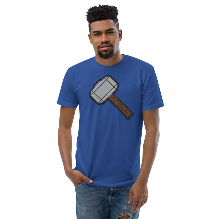 Thor's Hammer Men's Fitted T-Shirt - Fandom-Made