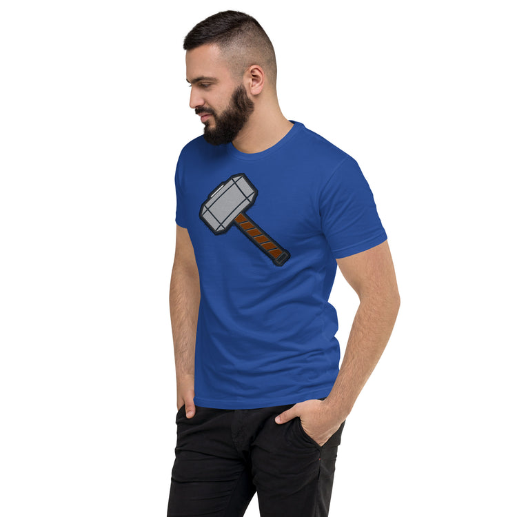 Thor's Hammer Men's Fitted T-Shirt - Fandom-Made