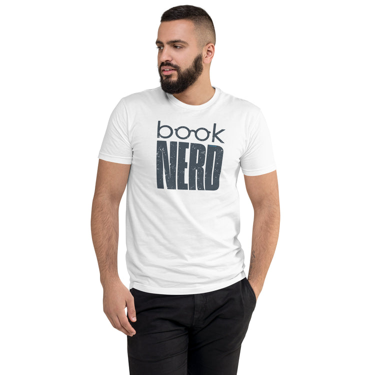 Book Nerd Men's Fitted T-Shirt - Fandom-Made