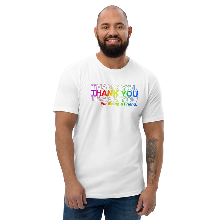 Thank You, Friend Men's Fitted T-Shirt - Fandom-Made