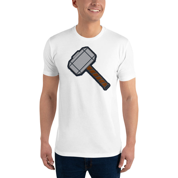 Thor's Hammer Men's Fitted T-Shirt - Fandom-Made