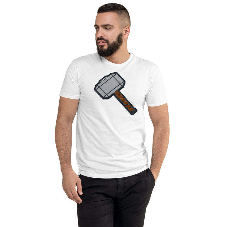 Thor's Hammer Men's Fitted T-Shirt - Fandom-Made