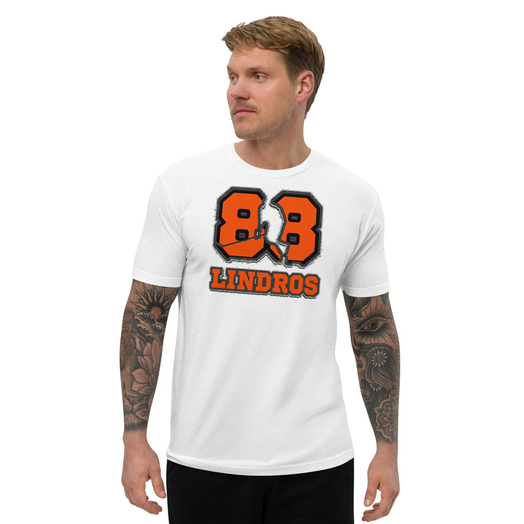 Eric Lindros Men's Fitted T-Shirt - Fandom-Made