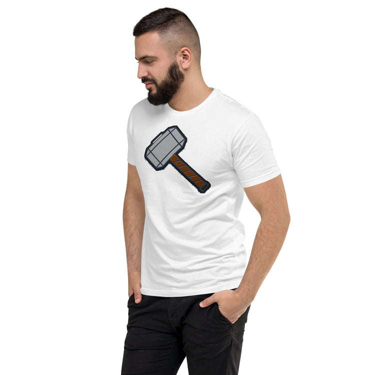Thor's Hammer Men's Fitted T-Shirt - Fandom-Made