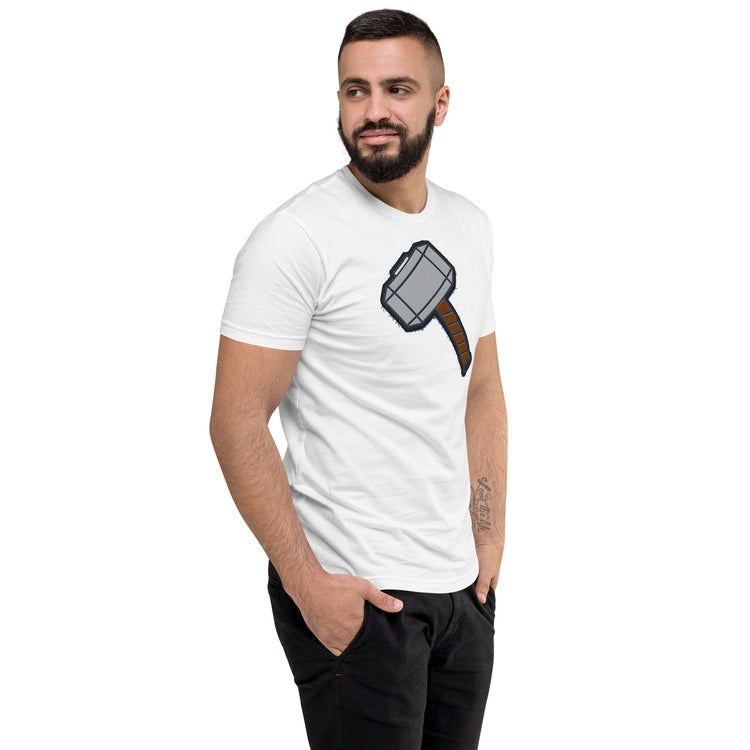 Thor's Hammer Men's Fitted T-Shirt - Fandom-Made