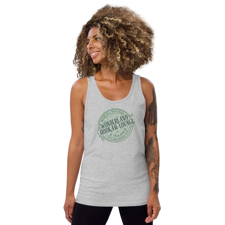 Wonderland Hookah Lounge Unisex Tank Top - Fandom-Made
