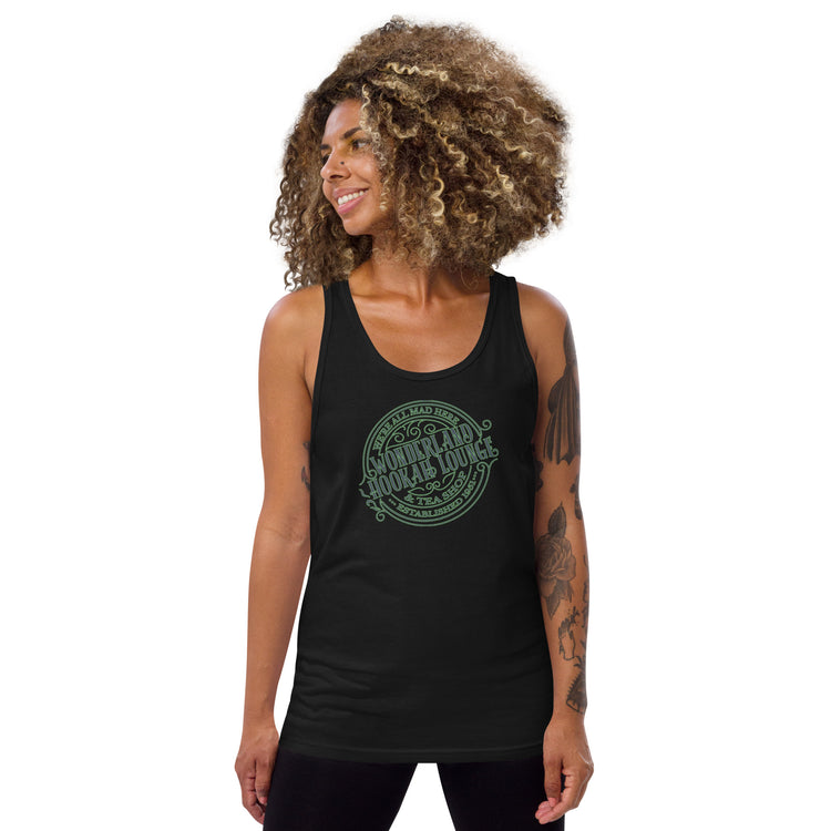 Wonderland Hookah Lounge Unisex Tank Top - Fandom-Made