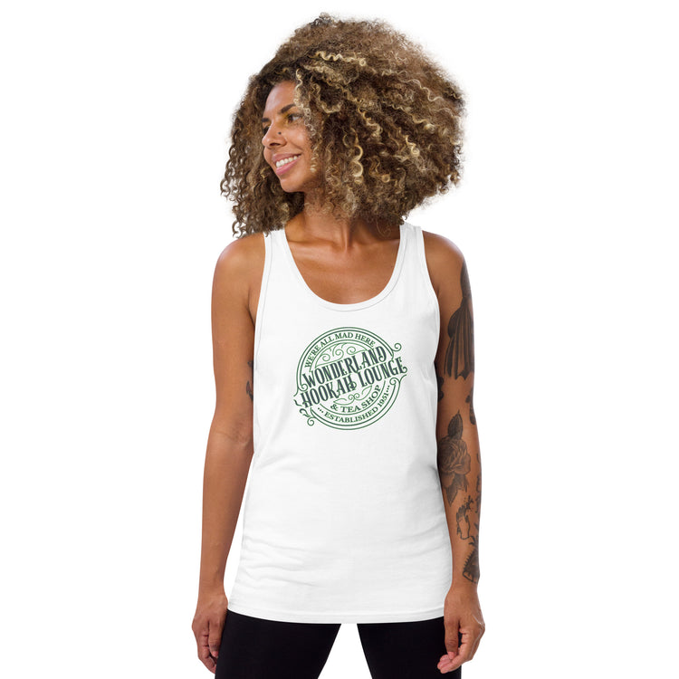 Wonderland Hookah Lounge Unisex Tank Top - Fandom-Made
