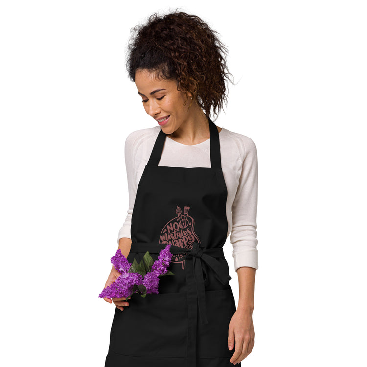 Happy Little Accidents Organic cotton apron - Fandom-Made