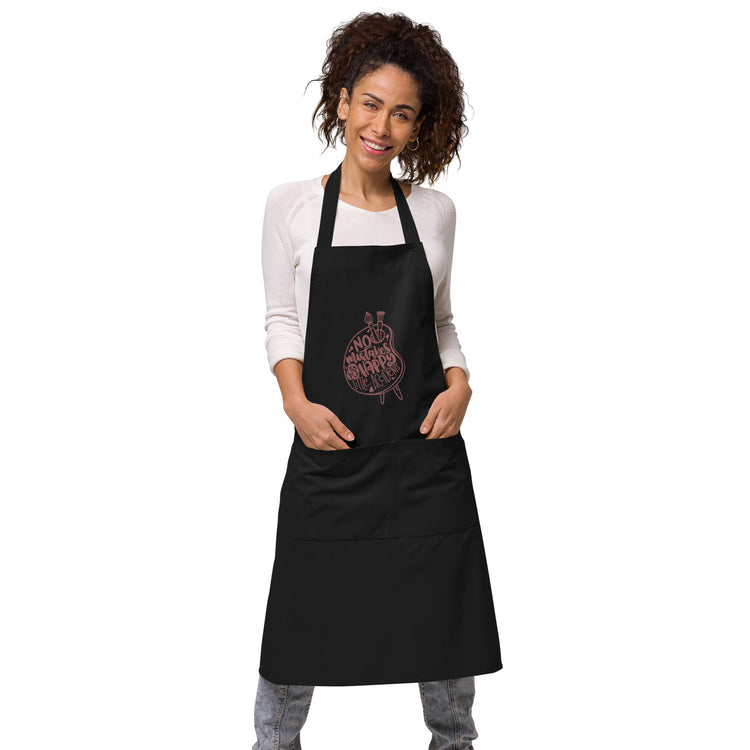 Happy Little Accidents Organic cotton apron - Fandom-Made