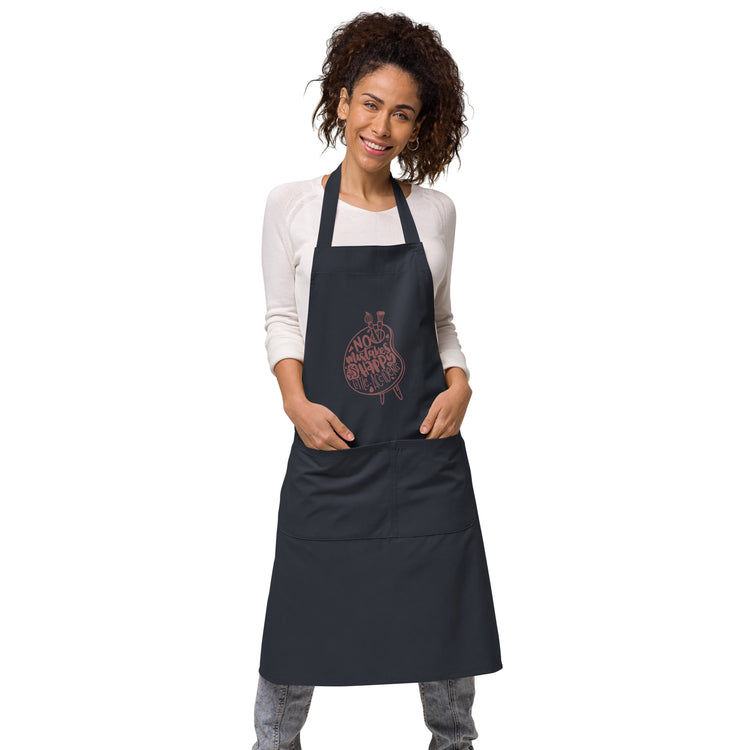 Happy Little Accidents Organic cotton apron - Fandom-Made