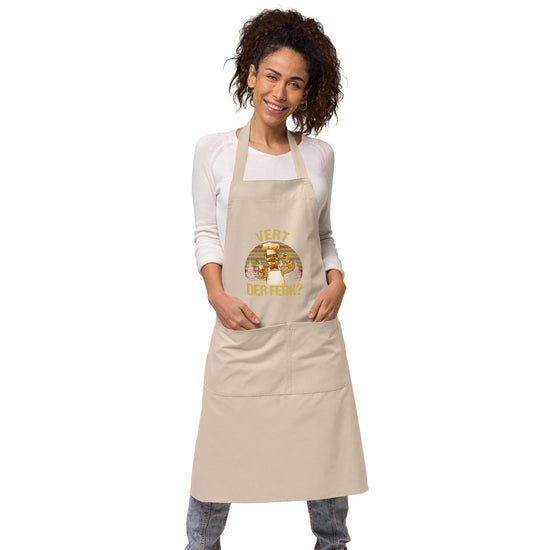 Vert Der Ferk? Organic Cotton Apron - Fandom-Made