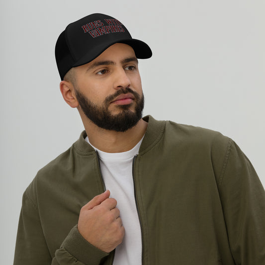 Runs With Vampires Trucker Hat - Fandom-Made
